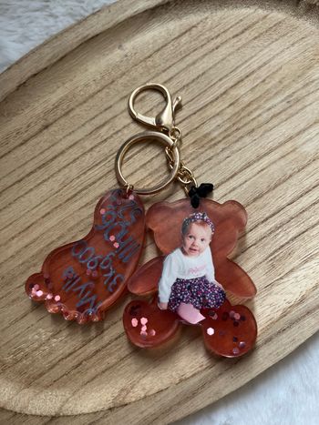 Porte te clés en résine