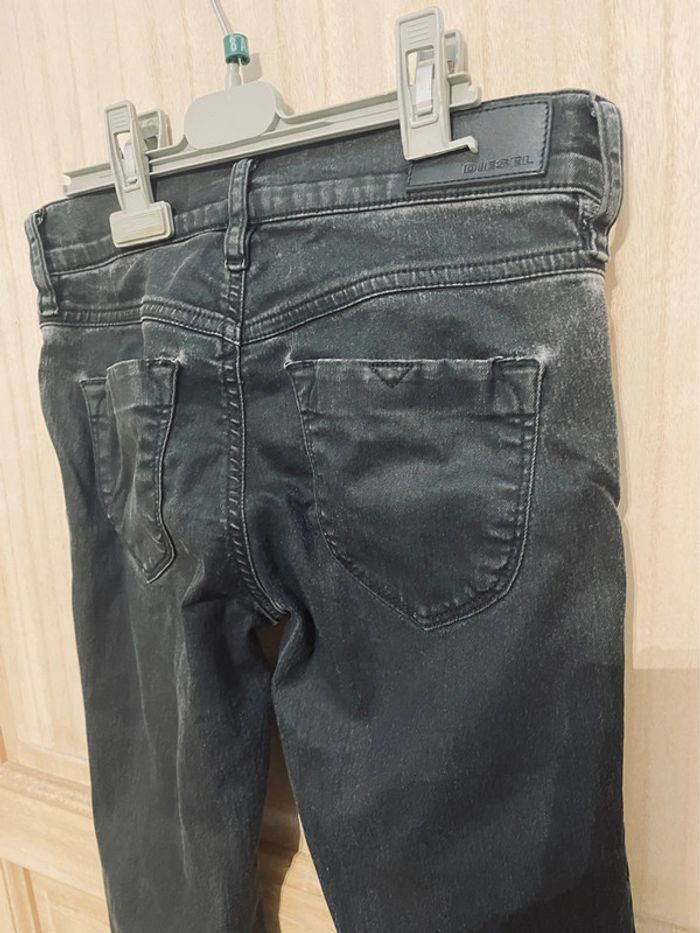 Jegging slim w26 diesel noir - photo numéro 6