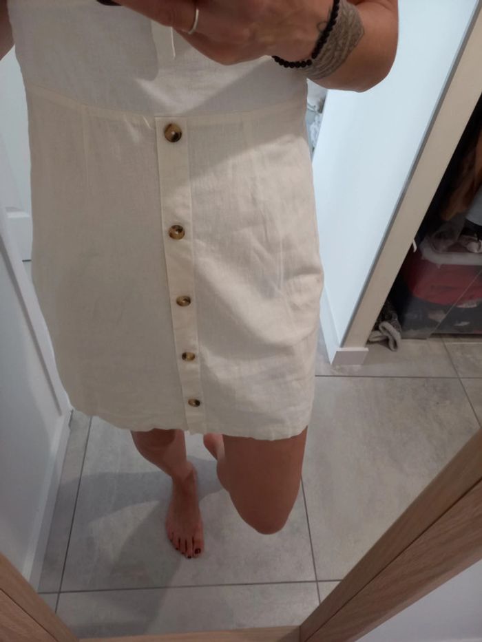 Robe légère blanc cassé - photo numéro 3
