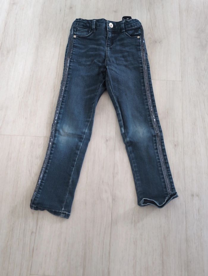 Jean slim a paillettes