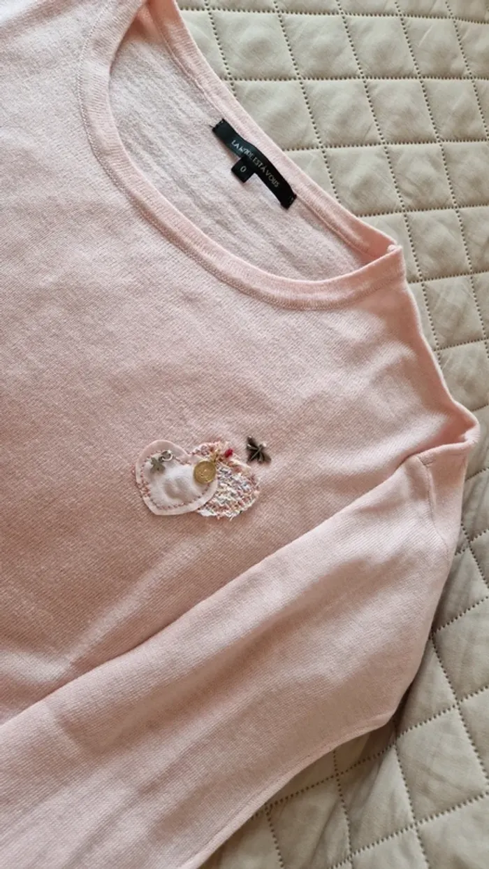 Pull rose La Mode est à vous - photo numéro 4