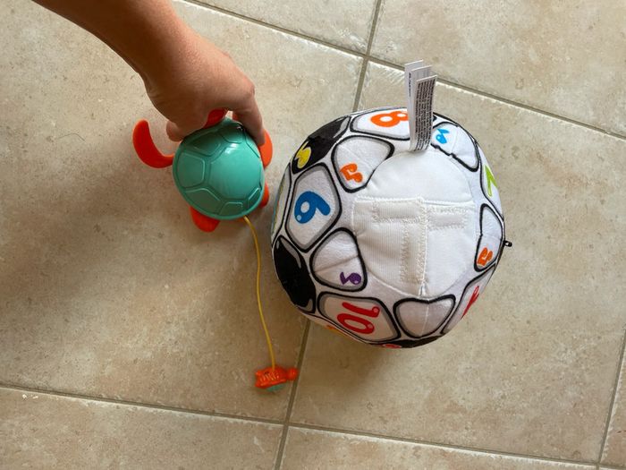 ZOZO mon ballon rigolo –tortue jouet de bain - photo numéro 4