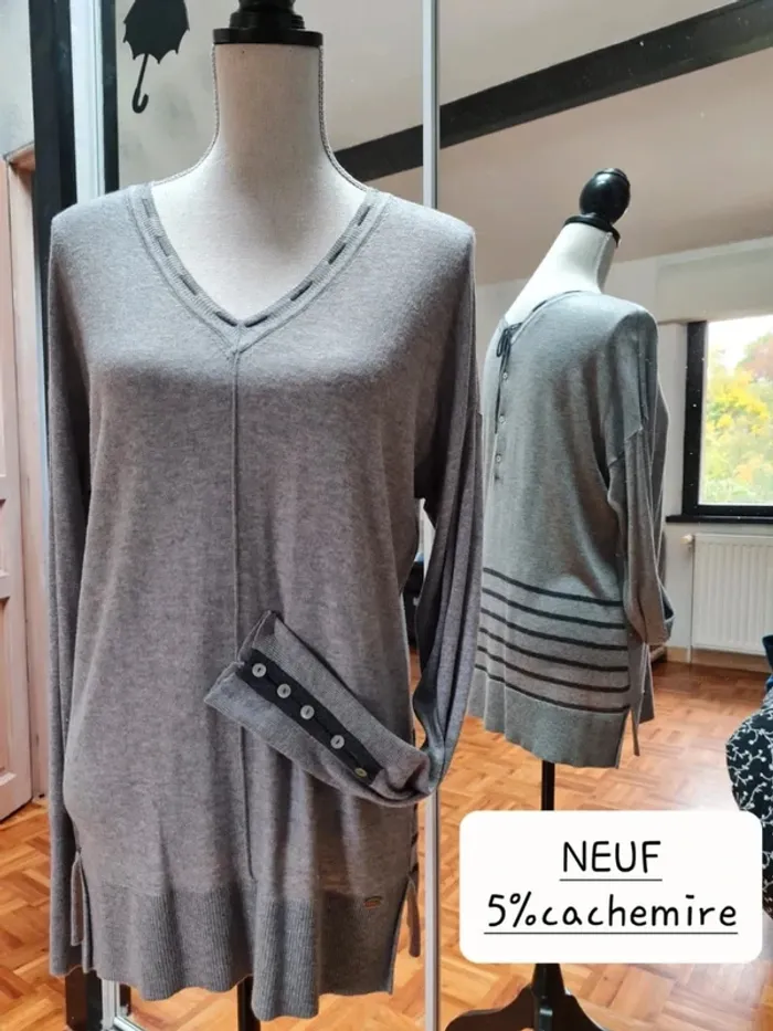Pull DDP 5% cachemire T38 - photo numéro 4