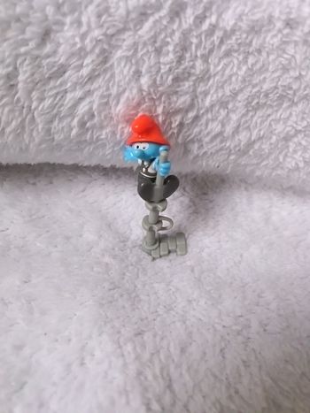 Figurine stroumph pompier kinder 2018