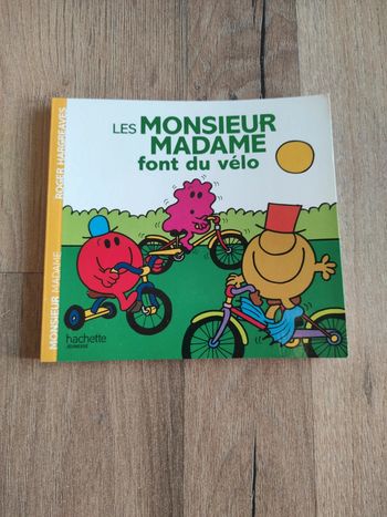Livre : Les Monsieur Madame font du vélo