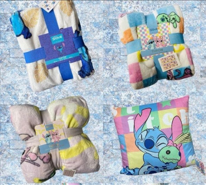 Lot plaid et coussin stitch