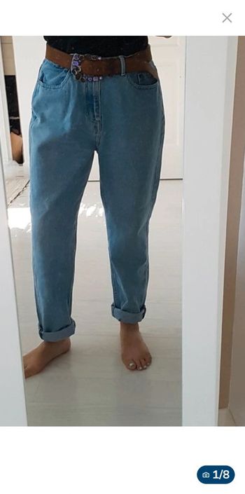 Pantalon jean vintage
Camaïeu taille 40 bleu clair