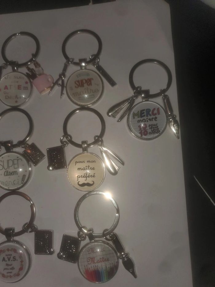 1 porte clé maîtresse atsem avs cadeaux fin d'année - photo numéro 4