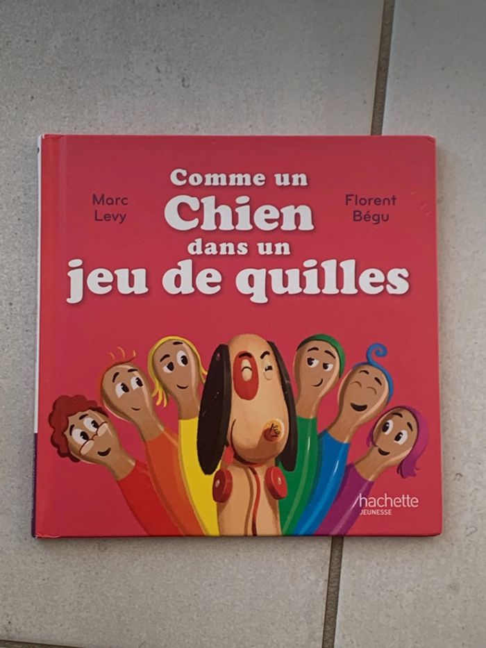 Livre enfant Comme un chien dans un jeu de quilles
