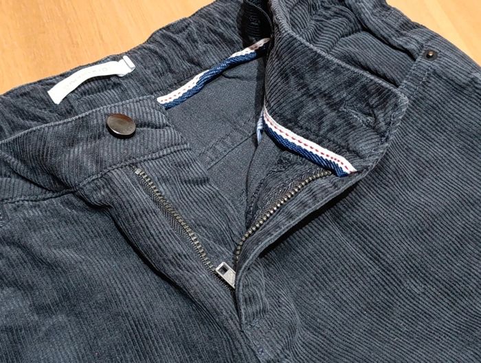 Pantalon velours gris foncé 12 ans - photo numéro 5