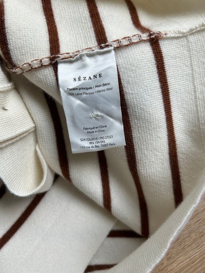 Gilet « Sezane « T. L - photo numéro 3