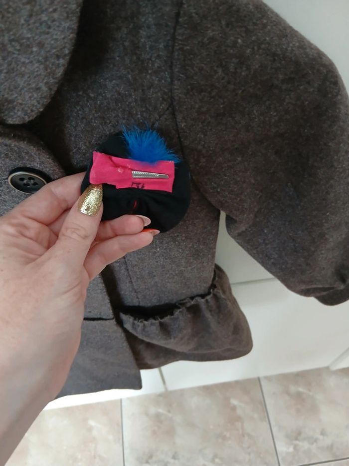 Manteau Du pareil au même 4 ans et acessoires cheveux Catimini - photo numéro 8
