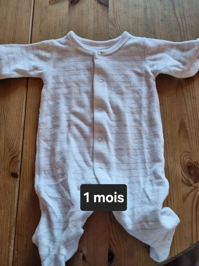 Pyjama velours bébé fille - photo numéro 2