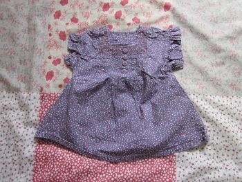 Robe été violette 6 mois