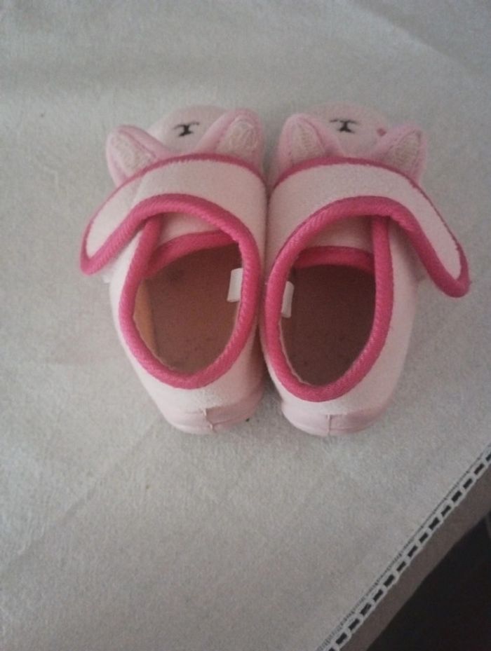 Chausson souris fille à scratch pointure 21 - photo numéro 3