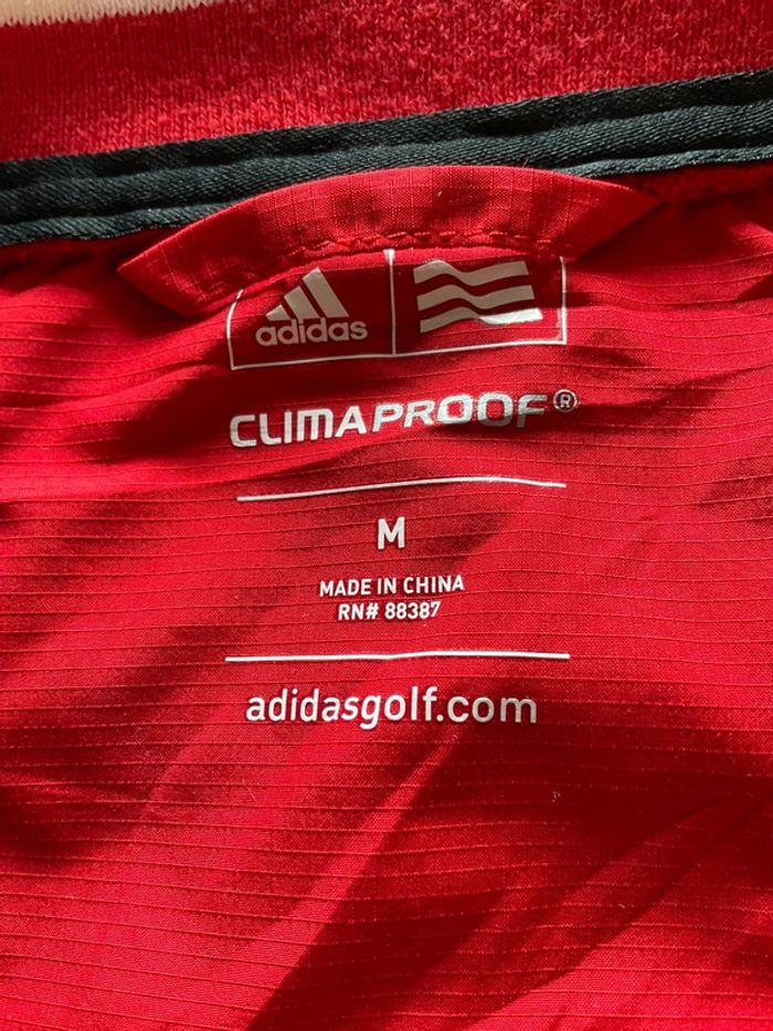 Sweat coupe-vent léger pour homme Adidas Golf rouge taille M 179 - photo numéro 11