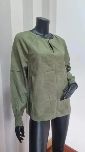 Blusa mujer verde 38 S.Oliver