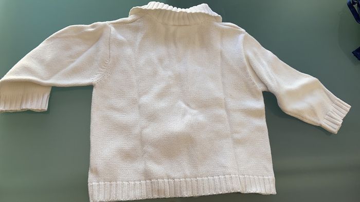 Gilet blanc taille 23 mois - photo numéro 2