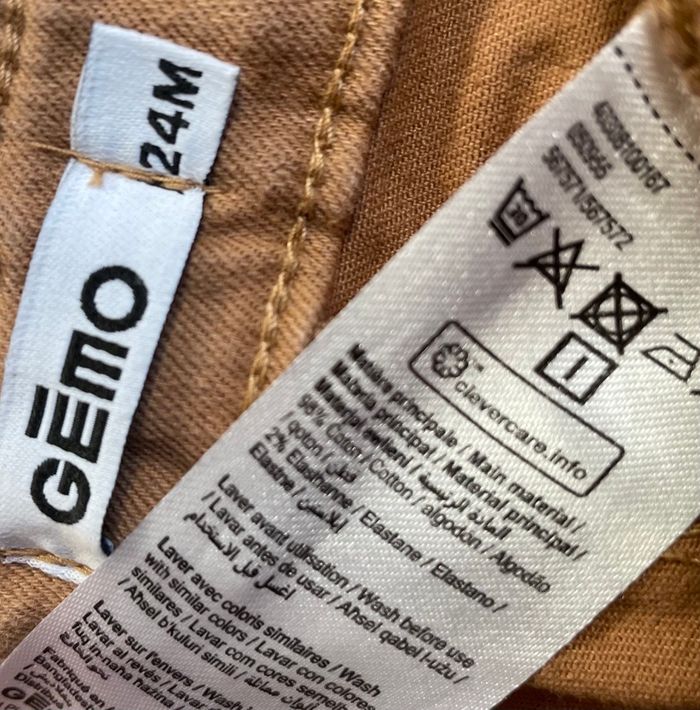 Pantalon slim en toile extensible 24mois 2ans - photo numéro 6