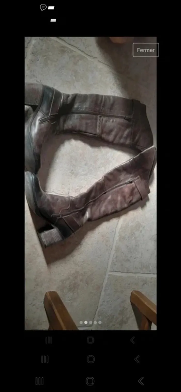 Bottes marrons vero cuoio - photo numéro 2