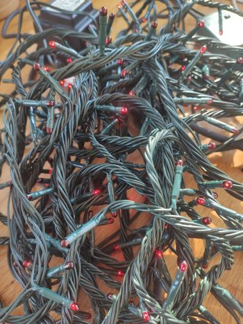 Guirlande lumineuse rouge 10 m