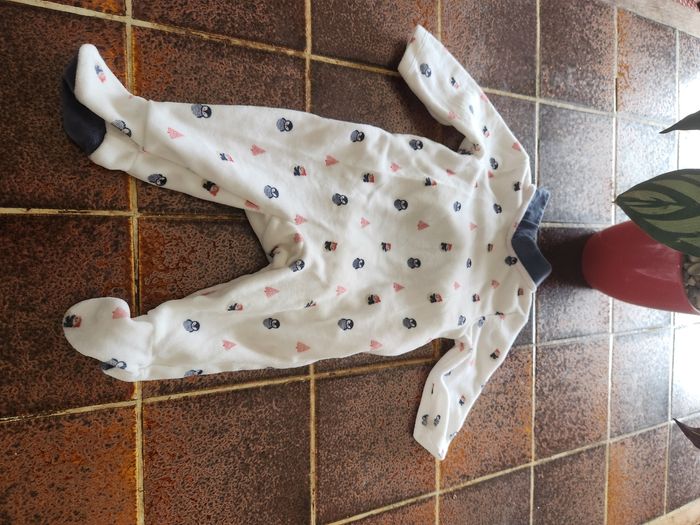 Pyjama grenouillère une pièce pingouin