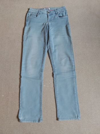 Jean slim strech bleu clair 12 ans - Okaïdi