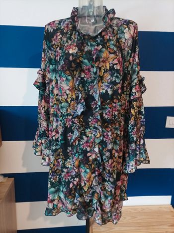 Superbe robe fleurie avec doublure amovible H&M femme taille 44