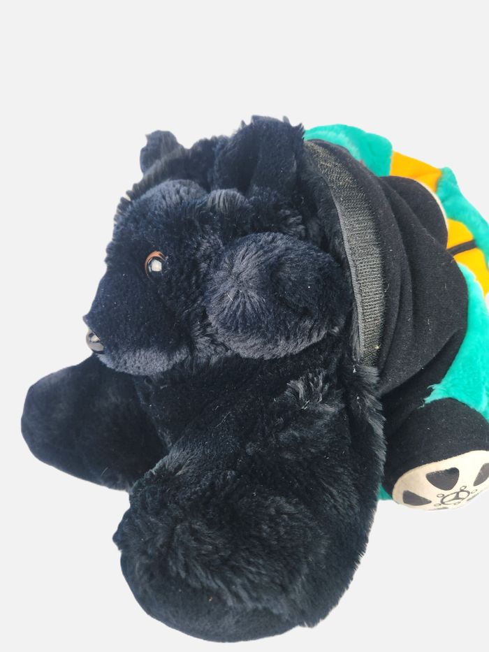 Peluche 2 en 1 - Voiture Mercedes qui se transforme en Ours Noir