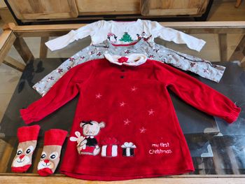 Lot vêtements de Noël 18/24 mois
