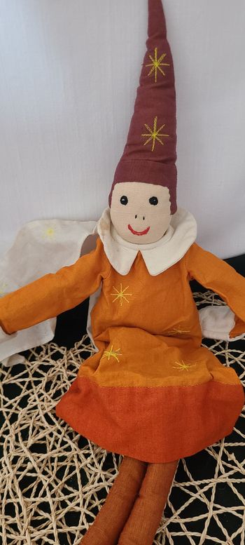 Grande poupée Elfe lutin L'Oiseau Bateau