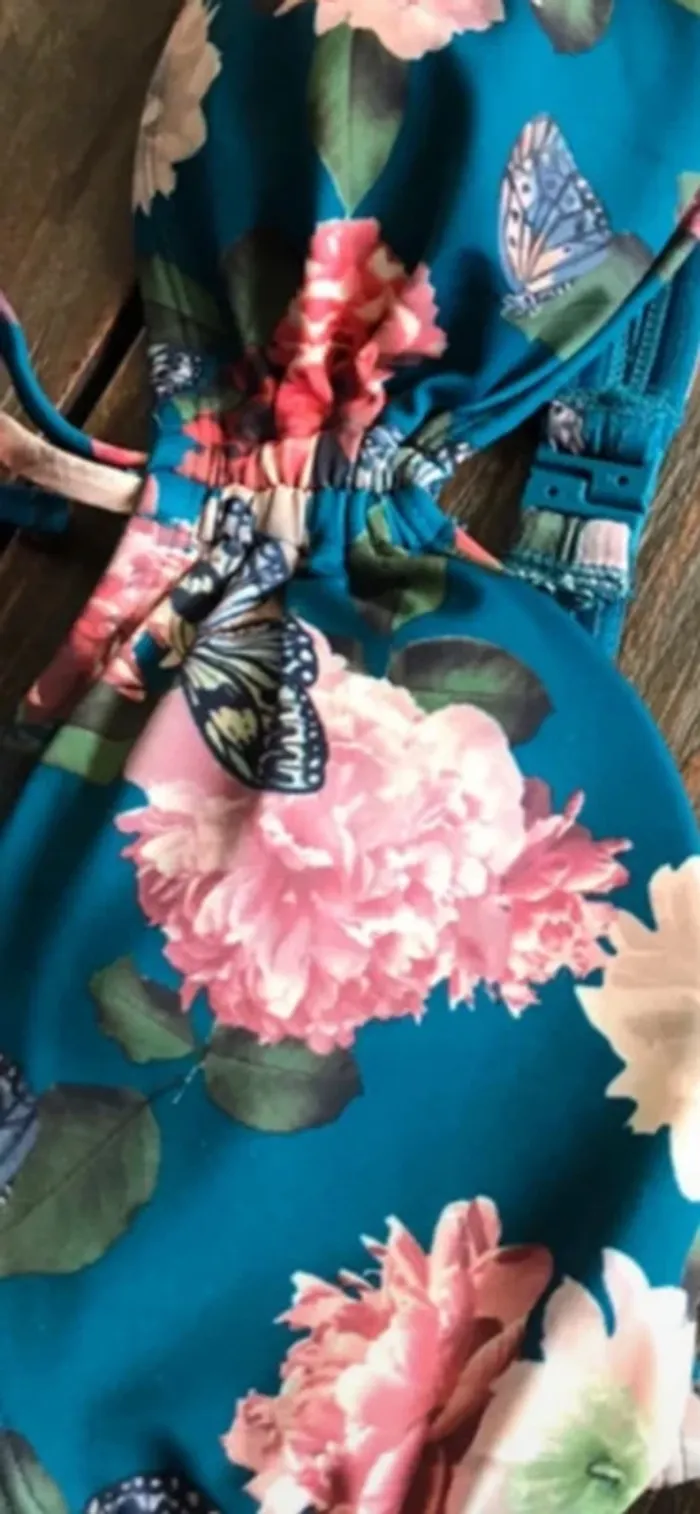 Haut de maillot de bain fleuri, taille XL, Morgan - photo numéro 6
