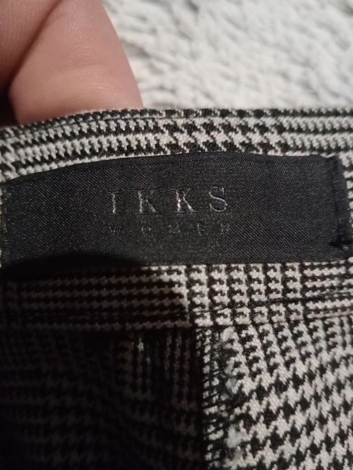 Pantalon cigarette 40 carreaux prince de galles c76 - photo numéro 12