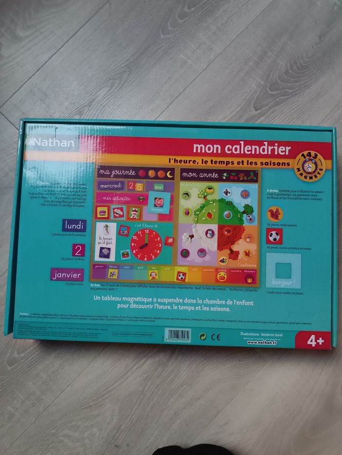 Mon calendrier, l' heure, le temps et les saisons - photo numéro 2