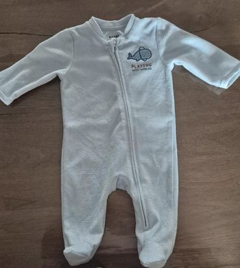 Pyjama velours 1 mois