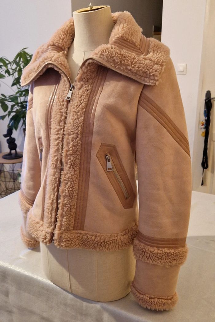 Veste Zac & Zoé moumoute rose - photo numéro 3