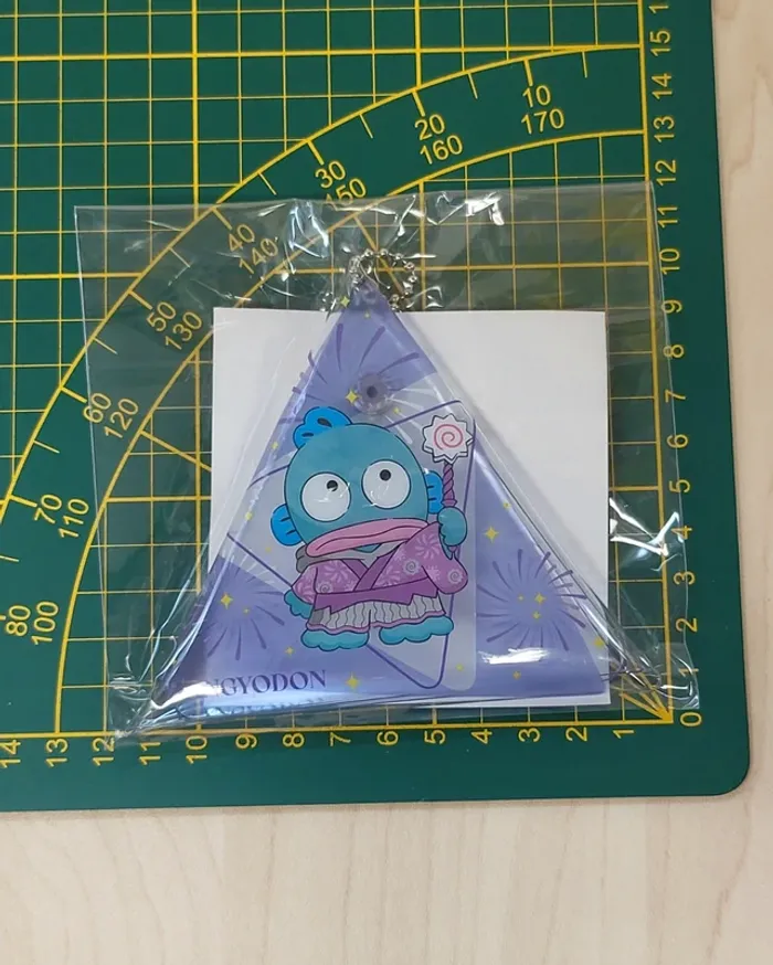 Porte-clefs/charm Sanrio Happykuji 2024 Hanabi : Hangyodon - photo numéro 3