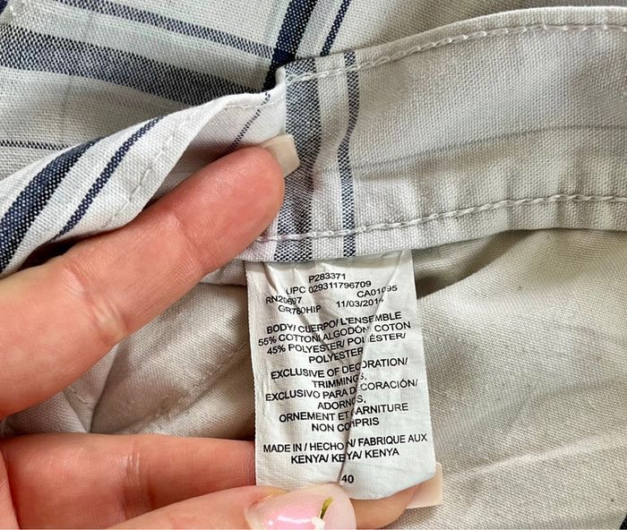 Short à carreaux blanc et gris Dickies Genuine pour homme en taille 40 (50 taille française) - photo numéro 4