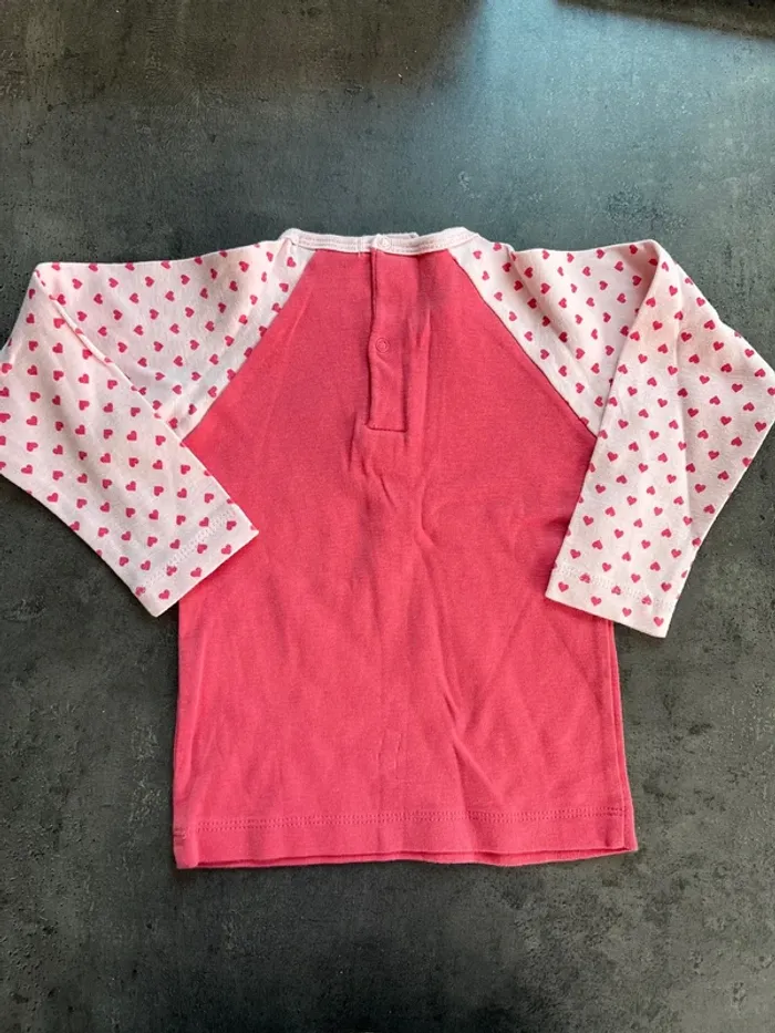Haut pyjama rose 36 mois fille Ptit Béguin - photo numéro 4
