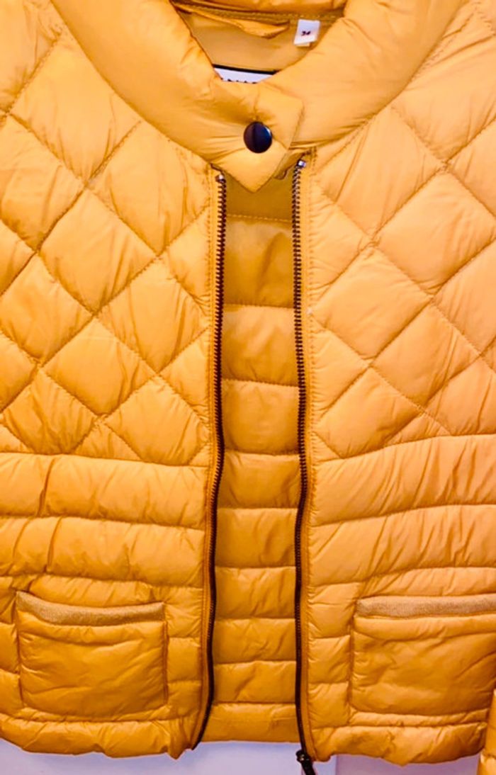 Doudoune fine moutarde femme - photo numéro 3
