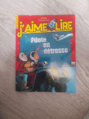 J'aime lire pilote en détresse