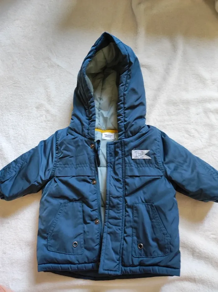 Anorak doudoune 3 mois très chaude hiver - photo numéro 2