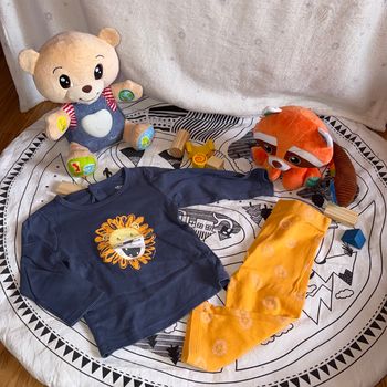 Joli pyjama deux pièces mixte - T18mois - Gémo 