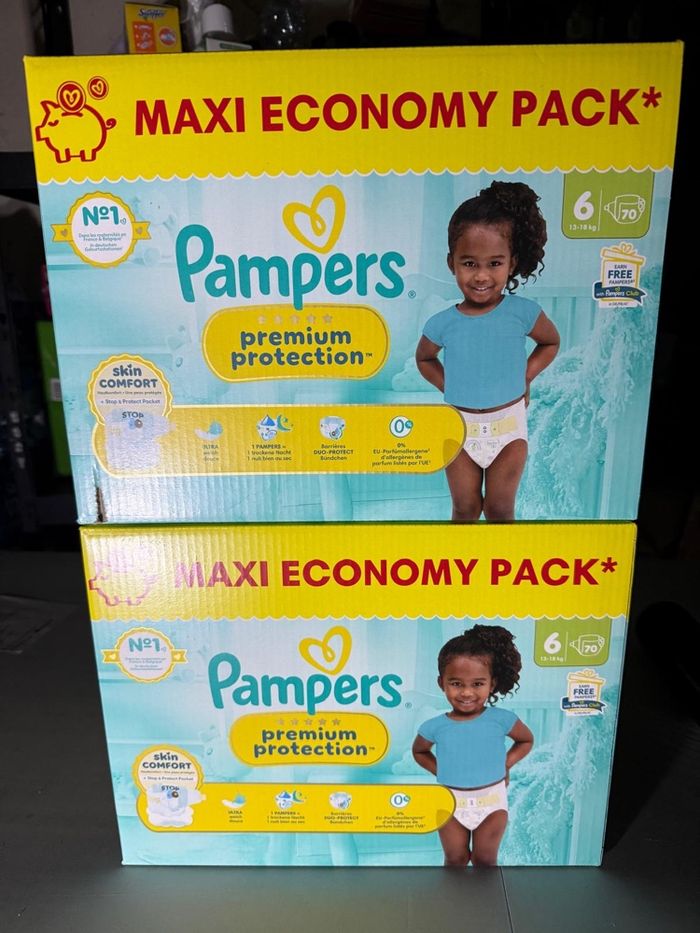 Lot couche Pampers Premuim protection T6