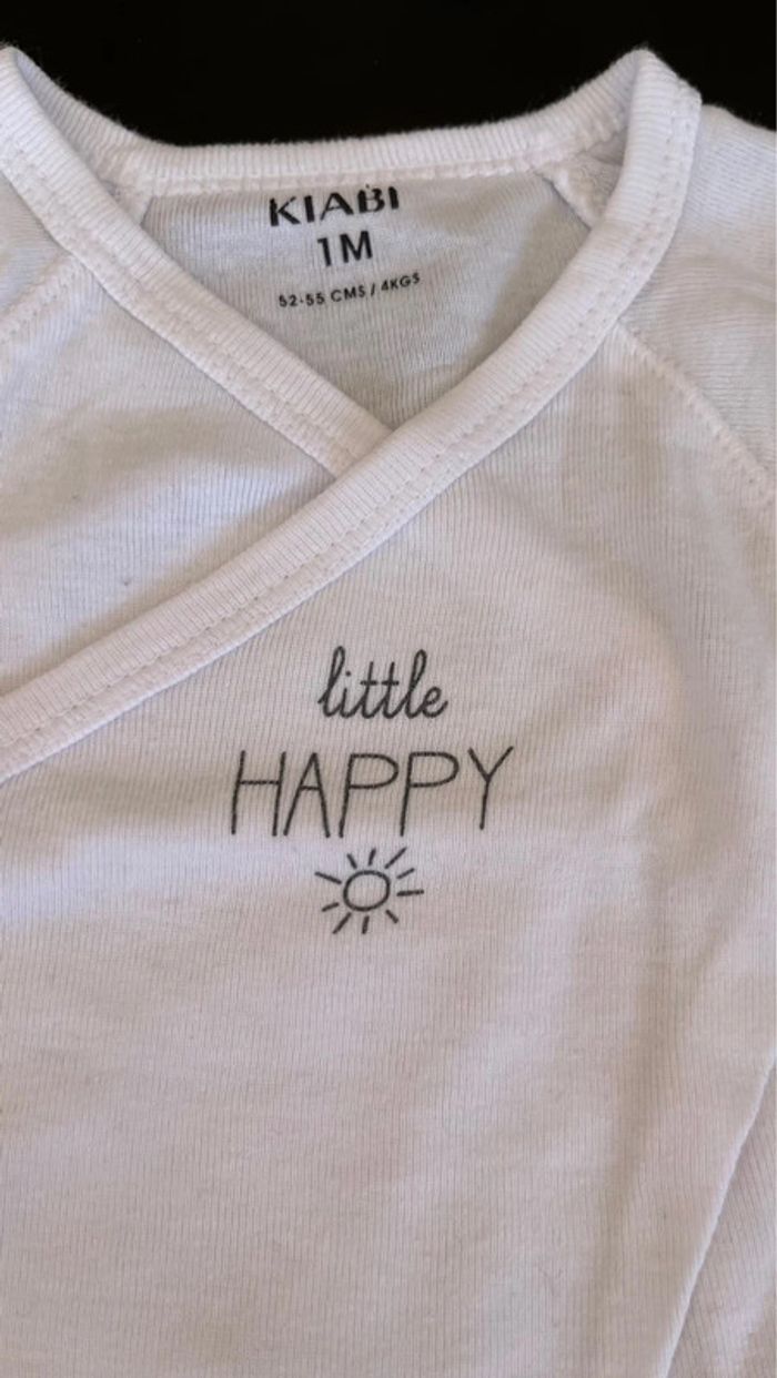 Lot de 4 bodys 1 mois - photo numéro 5