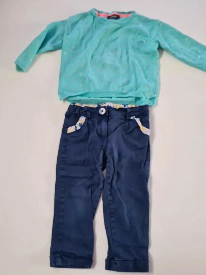 Ensemble pull et pantalon Sergent major 24mois
