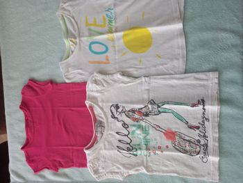 lot de 3 t-shirt manches courtes 4ans