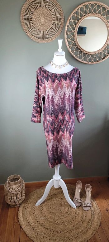 Jolie robe épaules dénudées Camaïeu Taille L Parfait état