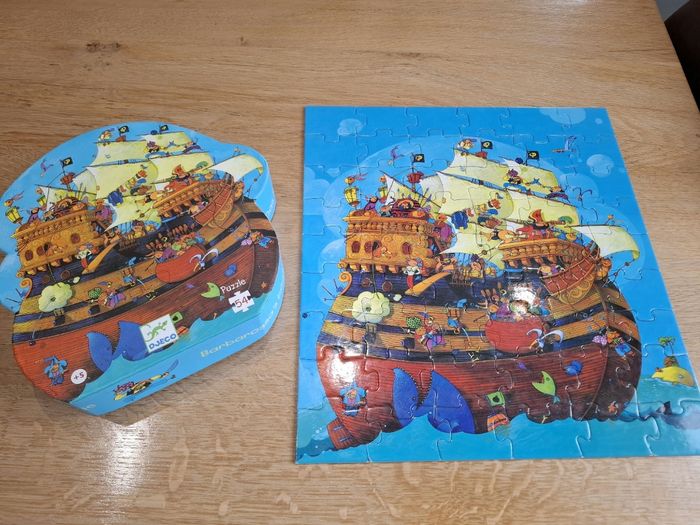 Puzzle djeco le bateau de barberousse