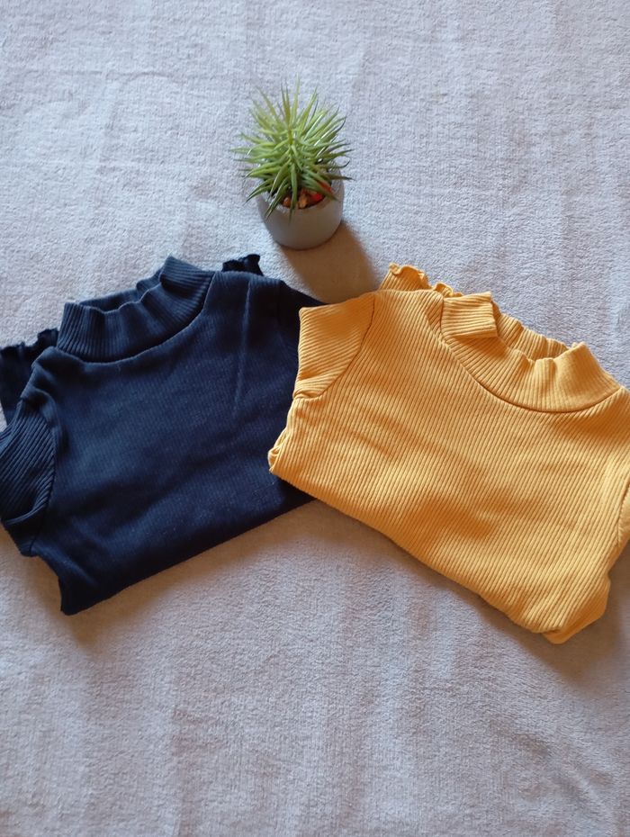 Lot 2 tee-shirts manches longues